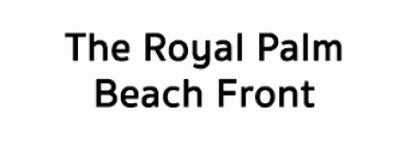 The Royal Palm Beach Front